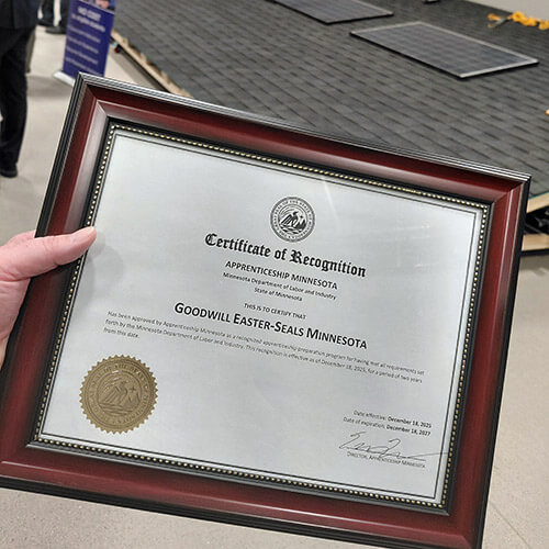 State certifies GESMN with Apprenticeship Preparation